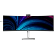 PHILIPS 49B2U6900CH ukrivljen poslovni monitor - 124cm (49/48.8 vidno), DQHD (5120 x 1440), VA, 1800R, 75Hz, 4ms, Adaptive Sync, HDR400, spletna kamera, USB razdelilnik, 2x HDMI, 1x DP, 2x USB-C (DP način, PD 140W), LAN - 49B2U6900CH/00