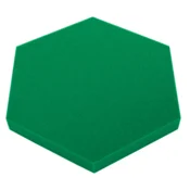 Akustični panel Hexagon 50 x 50 cm, debelina 5 cm, temno zelena barva
