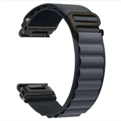 INF Pašček za uro Garmin Fenix 8/8S/6/6X/7/7X/Pro/Tactix DarkGrey 20 mm, (21682994)