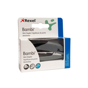 Rexel Bambi, 12 listova, Crno, Plavo, Sivo, 4 cm, Vrh, Paralelno, 50 spajalica