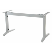 STEMA Kovinski okvir za mizo STL. Ima nastavljiv žarek. Globina 68 cm. Višina 72,5 cm. Siva.