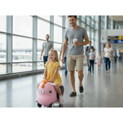 Decijna guralica kofercic 475 roze