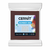 Cernit NUMBER ONE 250g rjave barve