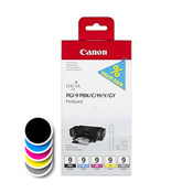 CANON PGI-9 (1034B013), originalna tinta, crna + šarena, 5x14ml multipack