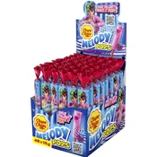 Chupa Chups Melody Pops lizike z okusom jagode v kartonu 48 x 15 g