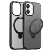 Premium maska Torras Ostand Spin za iPhone 17 - black