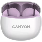 shumee Slušalke CANYON TWS-5 pred ušesi, vijoličen etui