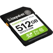 Kingston Technology Canvas Select Plus Gen3 512 GB SD UHS-I 10.razred