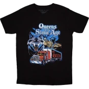 Queens Of The Stone Age Majica Wolf Skyline Unisex Black XL