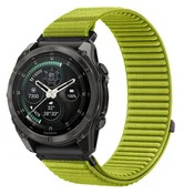 Tech-protect Nylon Loop pašček Garmin QuickFit 26mm, electric lime