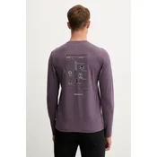 Sportska majica dugih rukava Helly Hansen SKOG boja: ljubicasta, s tiskom, 63407
