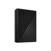 WD My Passport 4TB prenosni trdi disk (HDD), združljiv z USB 3.0 in USB 2.0, Black, maloprodajna različica