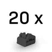 LINDY zaštitni cep, blokator prikljucka, RJ45, bez kljuca, crni (20 kom/pak.) 47892