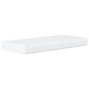Greatstore Dnevna postelja z vzmetnico svetlo siva 80x200 cm žamet