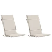 vidaXL 2-delne blazine za visok naslon GEMERT 2 pcs 100% poliester