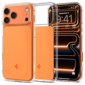 Spigen OVITEK SPIGEN ULTRA HYBRID T MAGSAFE ZA IPHONE 17 PRO MAX, SIJOČ, ORANŽEN
