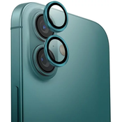 UNIQ Optix Aluminum Camera Lens Protector iPhone 16 6.1/16 Plus 6.7 emerald camera lens glass with applicator (UNIQ-IP6.1-6.7(2024)-ALENSEMR)