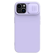 Maska za mobilni telefon iPhone 15 Plus NILLKIN CAMSHIELD SILKY, Ljubicasta