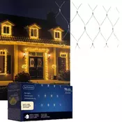 Spoljašnja novogodišnja LED svetleca mreža 100x130cm toplo bela lumineo icicle 494871