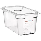 ARAVEN Gastronorm posoda GN 1/3, polikarbonat, integrirana oznaka, globina: 150 mm, prostornina: 2,35 L