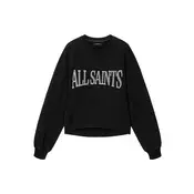 AllSaints Majica DASH LILA črna/bela
