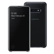 Original maskica Samsung Galaxy S10e Clear view cover crna