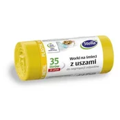 shumee STELLA Vrečke z ročaji za ločevanje odpadkov KOVINA PLASTIKA 35L rumene 1 pakiranje - 20 kosov.
