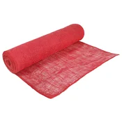 vidaXL Jutov zvitek Rdeča 50 x 2500 cm