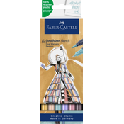 Faber-Castell Goldfaber Sketch Dual Marker Komplet modnih markerjev, 6 barv