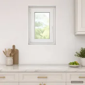 vidaXL Okno za klet RISOR 40 x 80 cm PVC in steklo