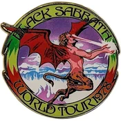 Black Sabbath World Tour 1978 Odznak 35 mm