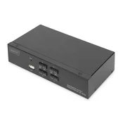 Digitus KVM stikalo 4-portno HDMI, 4K 30Hz