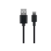 MicroConnet Kabel USB C-A 2.0, 0,5m črn