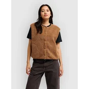 Quiksilver Cropped Vest rawhide