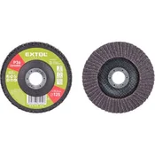 Extol Craft 903311 angled corundum flap disc, O125mm, P36