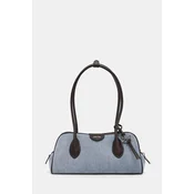 Ročna torba Calvin Klein Emblem Trio Denim Shoulder Bag LV04F3830G Modra