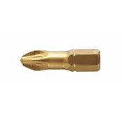 HOGERT Bit PZ3 25 mm hrapav prihvat presvučen titanom tanak blister 5 kom
