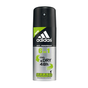 Adidas 6in1 150 ml Cool & Dry 48h antiperspirant muškarac deospray
