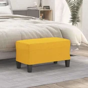vidaXL vidaXL Klop svetlo rumena 70x35x41 cm blago, (20955062)