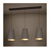 Eglo 390196 - Lestenec na vrvici PETROSA 3xE27/40W/230V rjava
