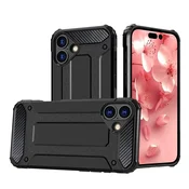 slomart Ohišje Hybrid Armor za iPhone 16 Plus - črno