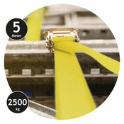 Remen za pricvršcivanje s cegrtaljkom ED-247374 Remen za pricvršcivanje s cegrtaljkom 5 m / 2500 kg