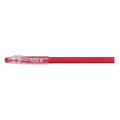 Roler, 0,35 mm, s pokrovčkom, PILOT Frixion Ball Stick, rdeč