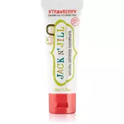 Jack N Jill Natural zobna pasta za otroke okus Strawberry (All Natural Ingredients  Safe to Swallow  SLT Free  No Fuoride  No Preservatives  No Added Color  Yum) 50 g