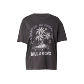 Bombažna kratka majica Billabong ženska, siva barva, EBJZT00255