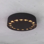 Lucande LED zunanja stropna svetilka Kelissa, okrogla, črna - Kopalnica - Sodobni - Kovina