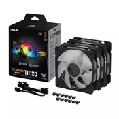 ASUS TUF Gaming TR120 ARGB 3 komadni set crno
