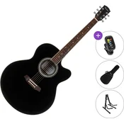 Pasadena PJC-350 SET Black Akustična kitara Jumbo