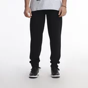 Slazenger Muški donji deo trenerke Logo cuffed pants, Crni