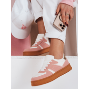 Sneakersy damskie na platformie NOXSTEP różowe Dstreet